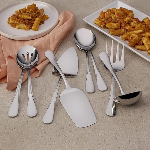 Miniatura 6 de Gourmet Basics by Mikasa 5181046 Kaylee - Juego de 8 piezas de acero inoxidable