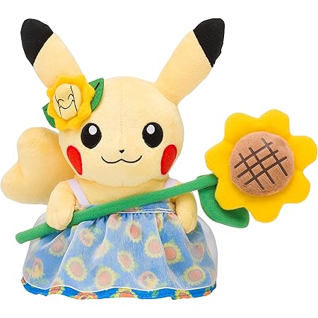 Amazon ポケモンセンターオリジナル ぬいぐるみ Pokemon Summer Life ピカチュウ メス ぬいぐるみ おもちゃ