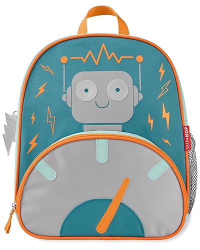 Skip Hop Sparks - Mochila para niños pequeños, preescolares de 3 a 4 años, robot (descontinuado por el fabricante)