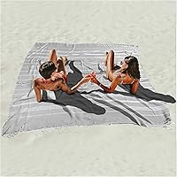 Vista 54 de Antfuny Toallas de playa turcas Esenciales para vacaciones Secado rápido Sin arena De gran tamaño Toalla de baño Piscina Natación Toalla extra