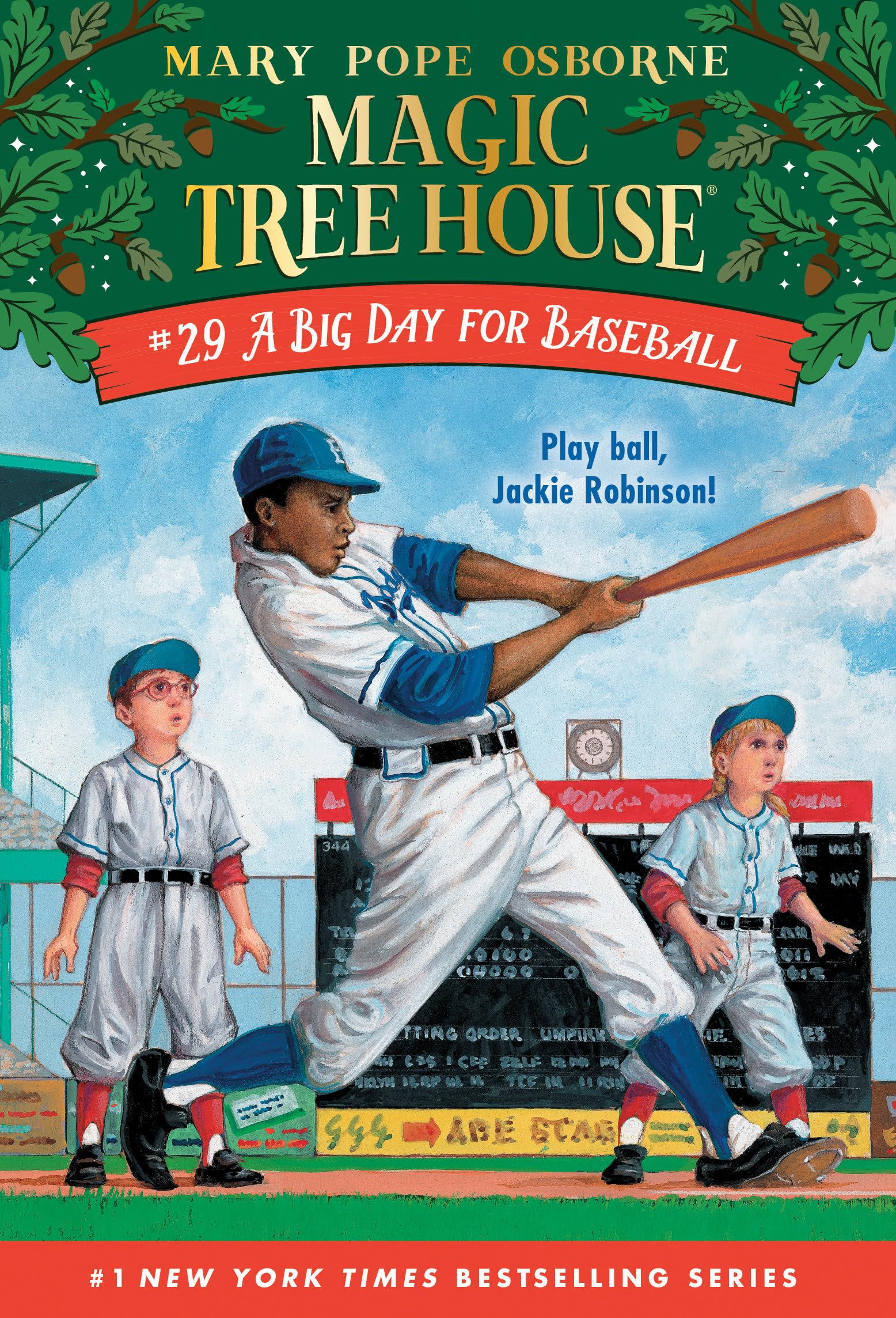 A Big Day for Baseball (Magic Tree House) Paperback – Illustrated, January 8, 2019
