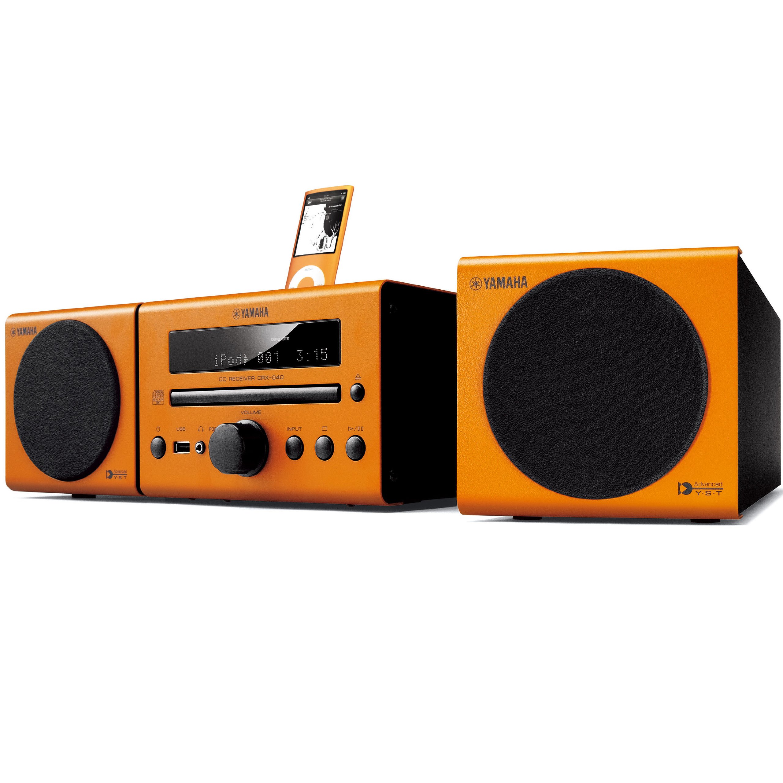 Yamaha MCR-040 Home Audio Micro System 30W Naranja - Juegos de