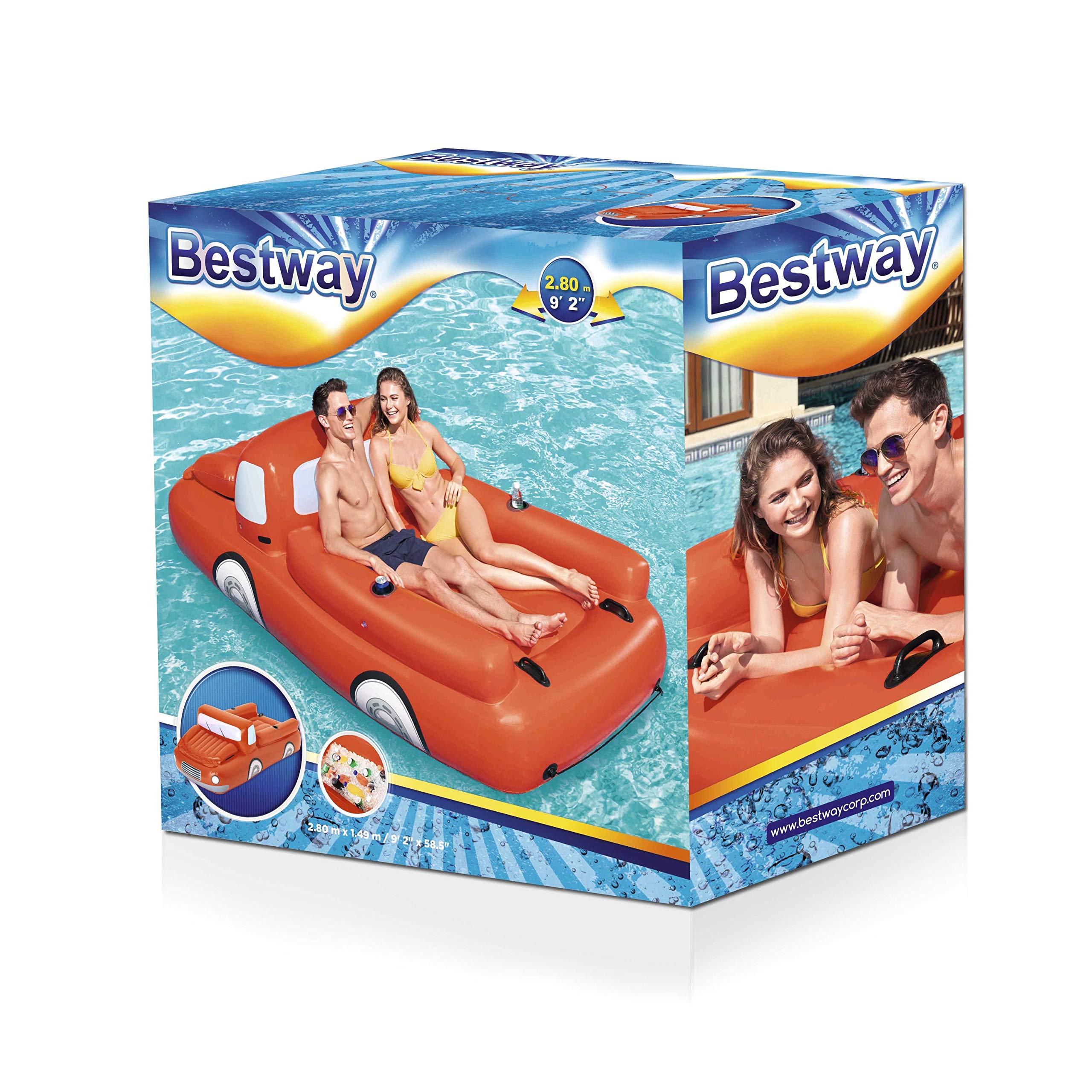 Bestway 52331 - Piscina infantil (94 x 89 x 79 cm), diseño de frutas