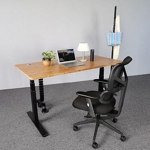 Miniatura 8 de VWINDESK VJ201-S3 - Marco de escritorio eléctrico de altura ajustable para sentarse o sentarse, solo soporte para sentarse, base de escritorio