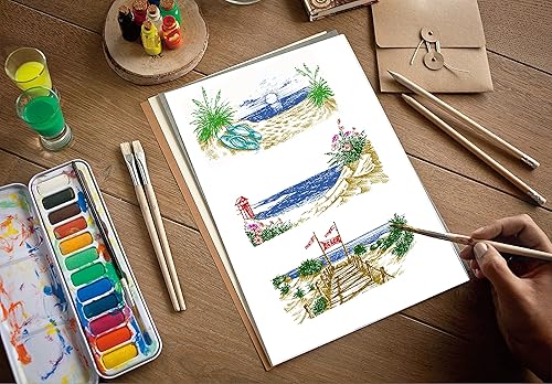 Miniatura 5 de 3 sellos transparentes de fondo de playa de mar para hacer tarjetas y decoraciones de álbumes de fotos, Sun Harbor Scenery Sellos de goma