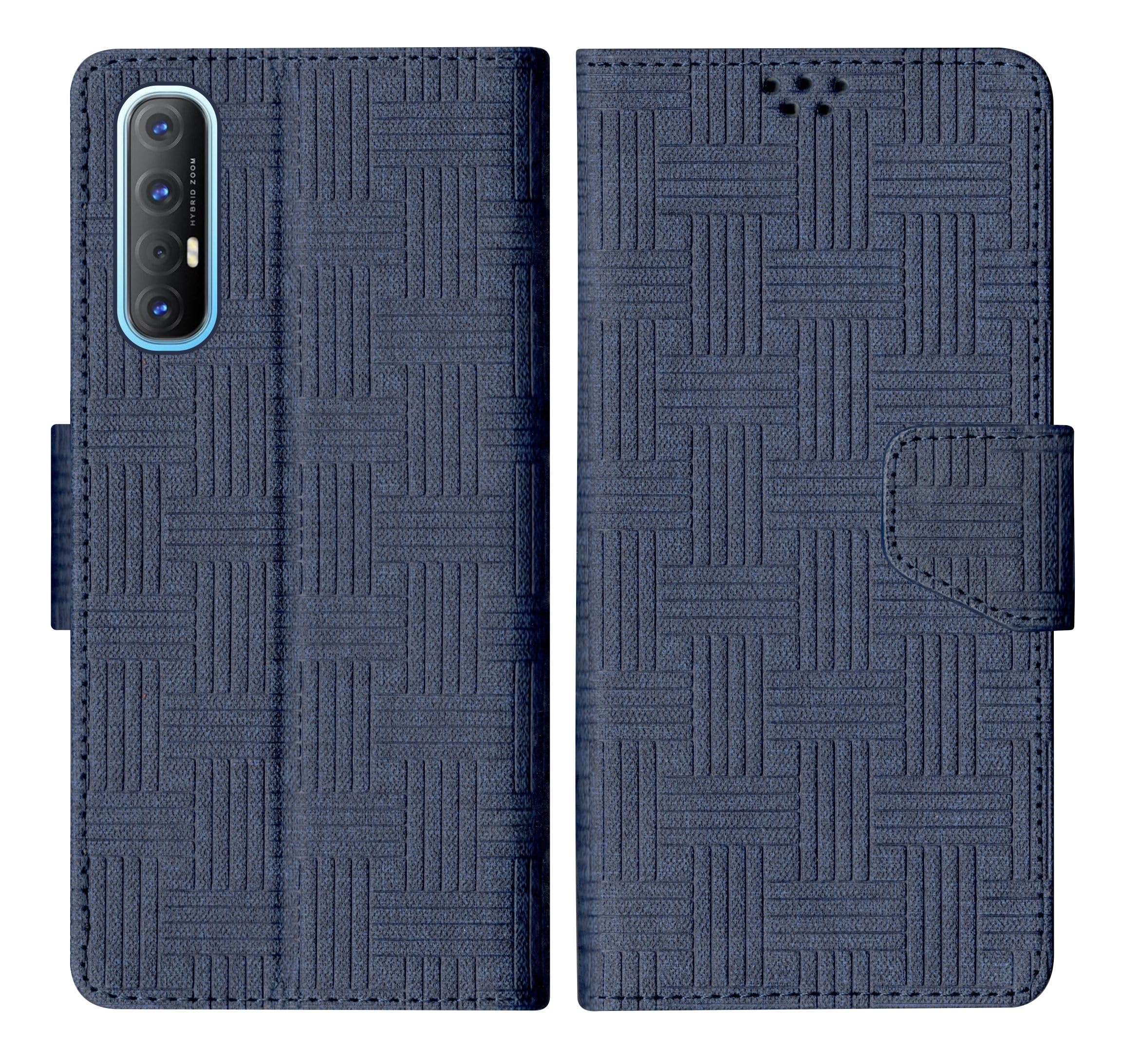 SBMS Oppo Reno 3 Pro/Oppo Reno3 Pro Flip Cover Back Cover Case with Magnatic Closure | Inbuilt Stand | Card & Money Pocket (Mat Blue) (B0CCMJ5N2D) Amazon Price History, Amazon Price Tracker