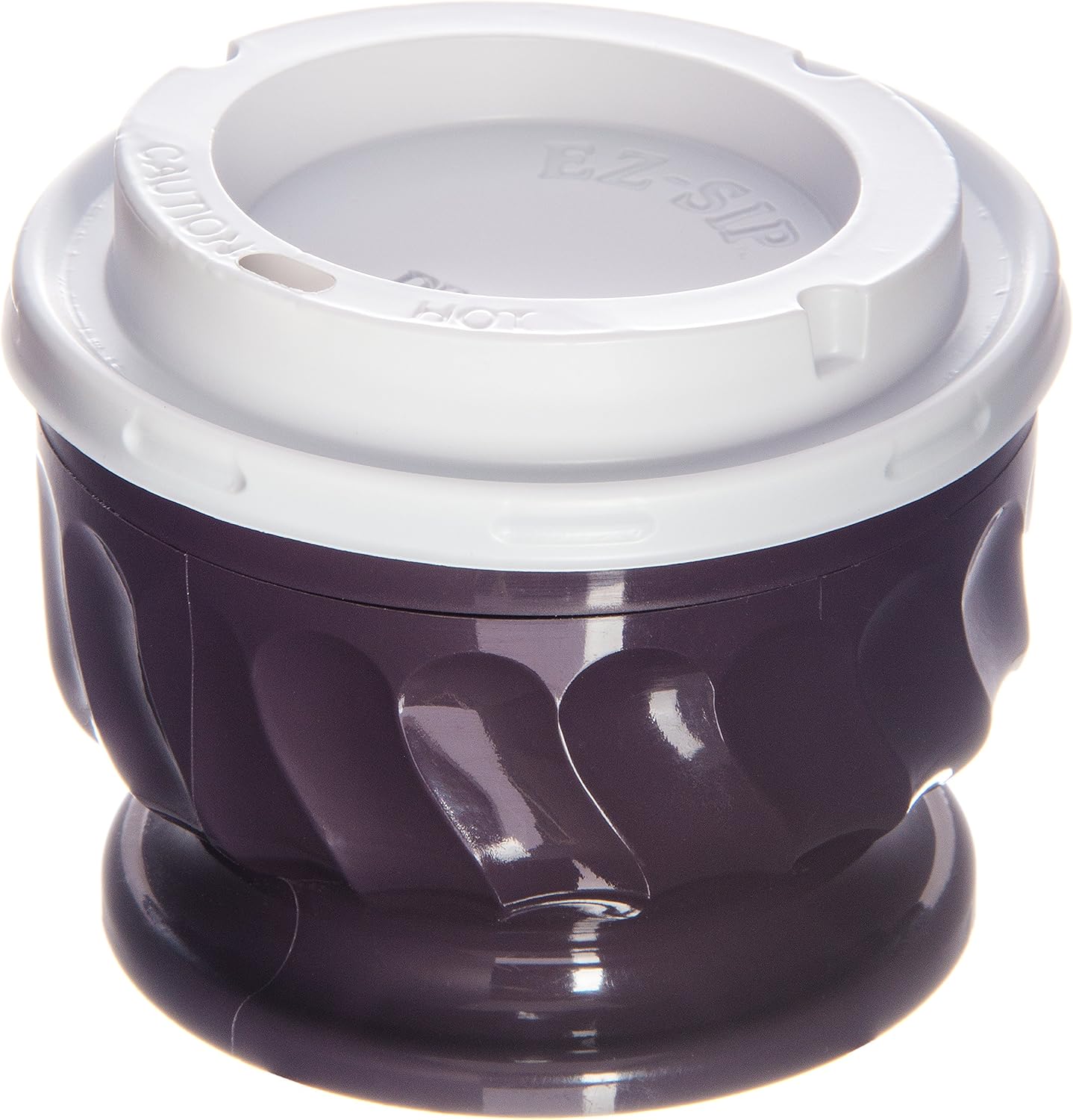 Dinex DX30008775 Polystyrene EZ-Sip Disposable Lid, 3-1/2" Diameter, For Turnbury 8oz Insulated Mug and 5oz Insulated Bowl (Case of 1000)