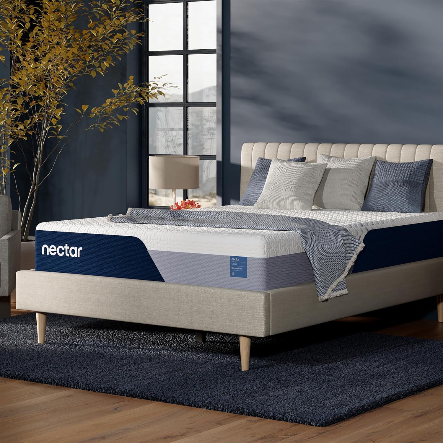 Nectar Classic 12” Queen Mattress – Medium Firm – Contouring Memory Foam – Cooling Top Layer – Support & Pressure-Relief – Mattress in a Box – 365-Night Trial & Forever Warranty
