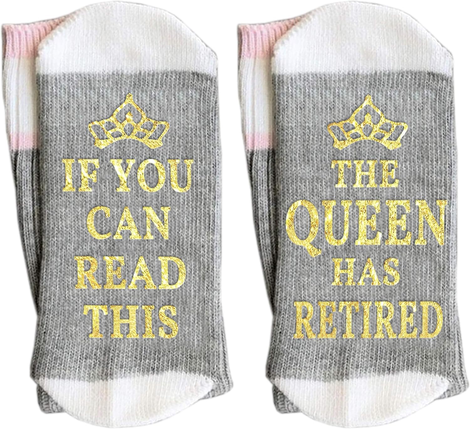 If You Can Read This The Queen Has Retired Gift Socks Happy Retirement Gifts For Women