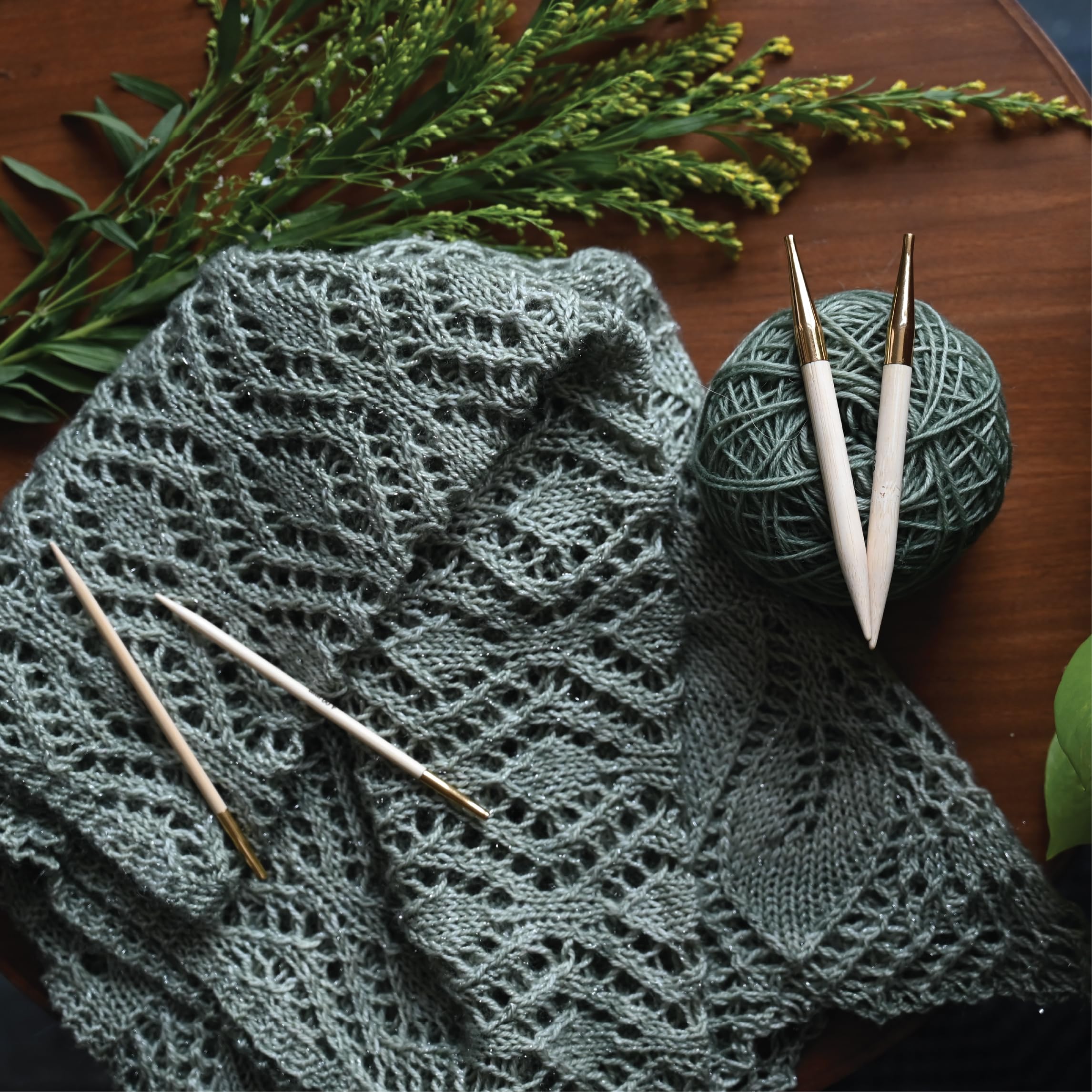 KnitPro Aiguilles Circulaires En Bambou – 80 Cm, 4 Mm – Le Plaisir Du Tricot Doux Et Fluide