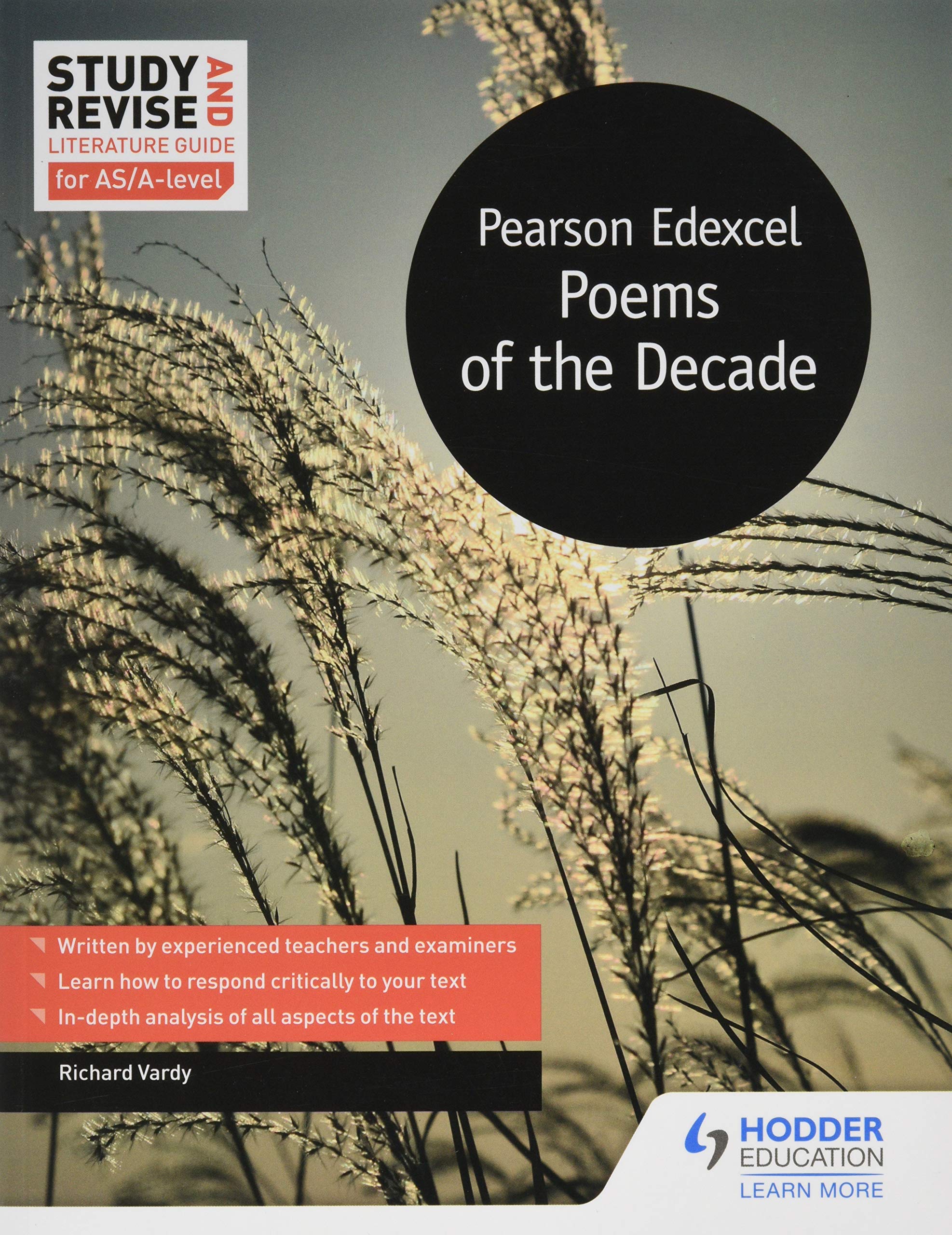 Hodder Education Study and Revise Literature Guide for AS/A-level: Pearson Edexcel Poems of the Decade