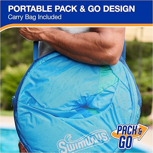 Miniatura 6 de SwimWays Flotador de primavera reclinable prémium para piscina, flotadores inflables para adultos con inflado rápido para edades de 15 años en