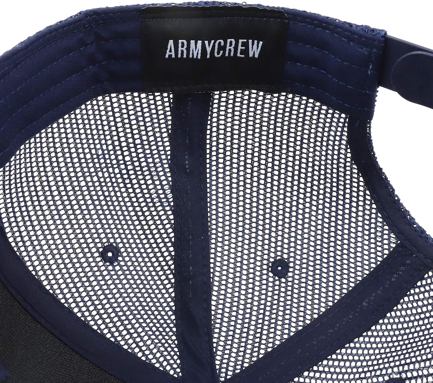 Armycrew Oversize XXL Blank Flatbill Mesh Snapback Cap - Image 3