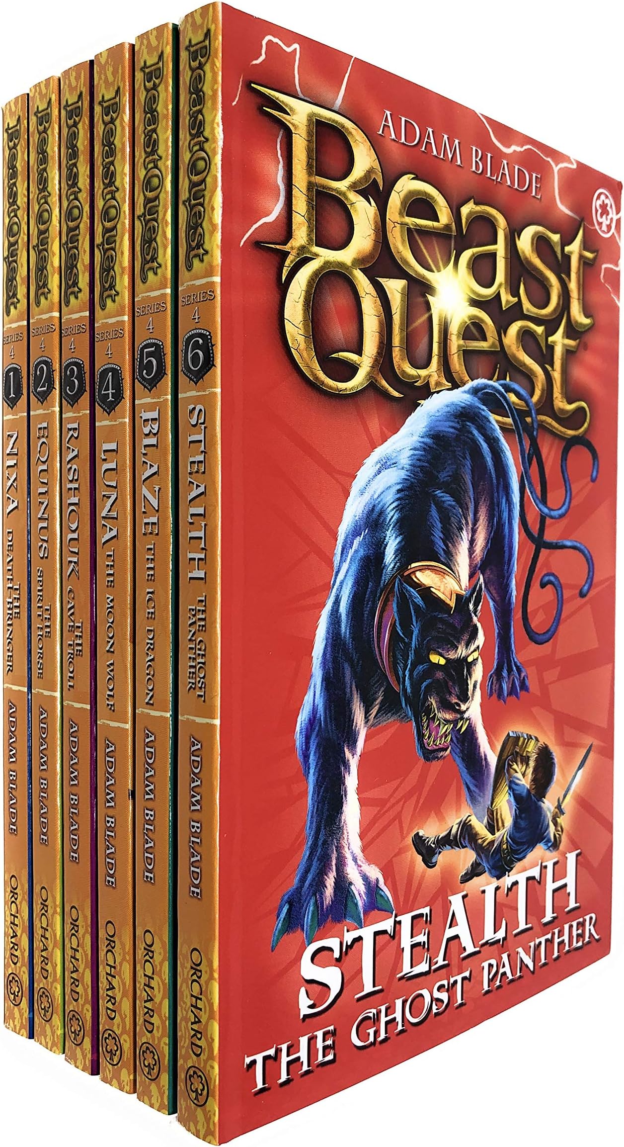 Beast Quest Series 4 - 6 Books Collection Set (Books 19-24)