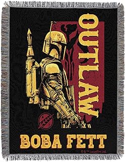 Northwest Star Wars - Book of Boba Fett Woven Tapestry Throw Blanket, 48