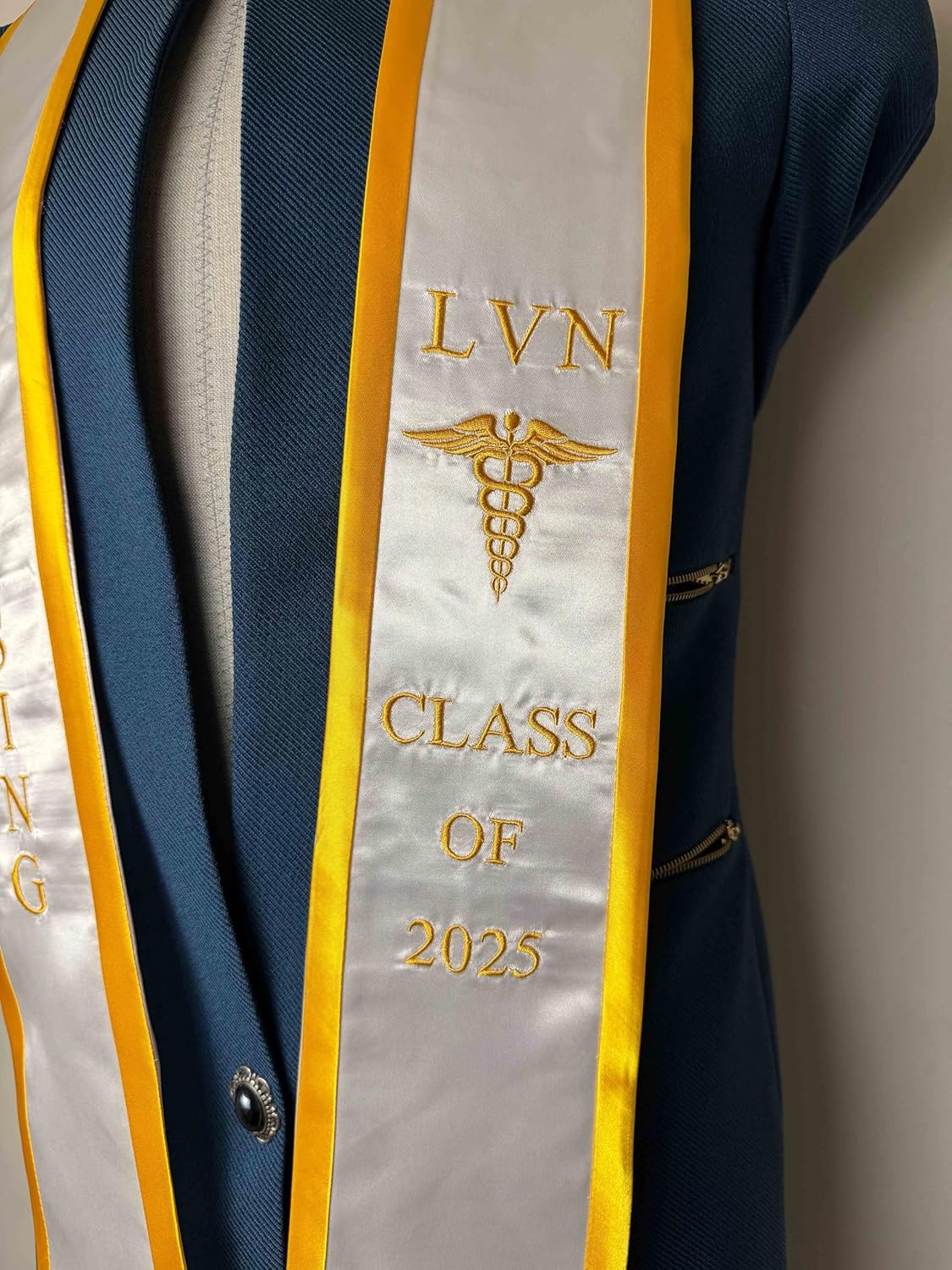 Ovaltag Nurse Graduation LVN Stole 2025 - Graduate Sash Nurses Stoles - Graduation Gift Idea Class of 2025