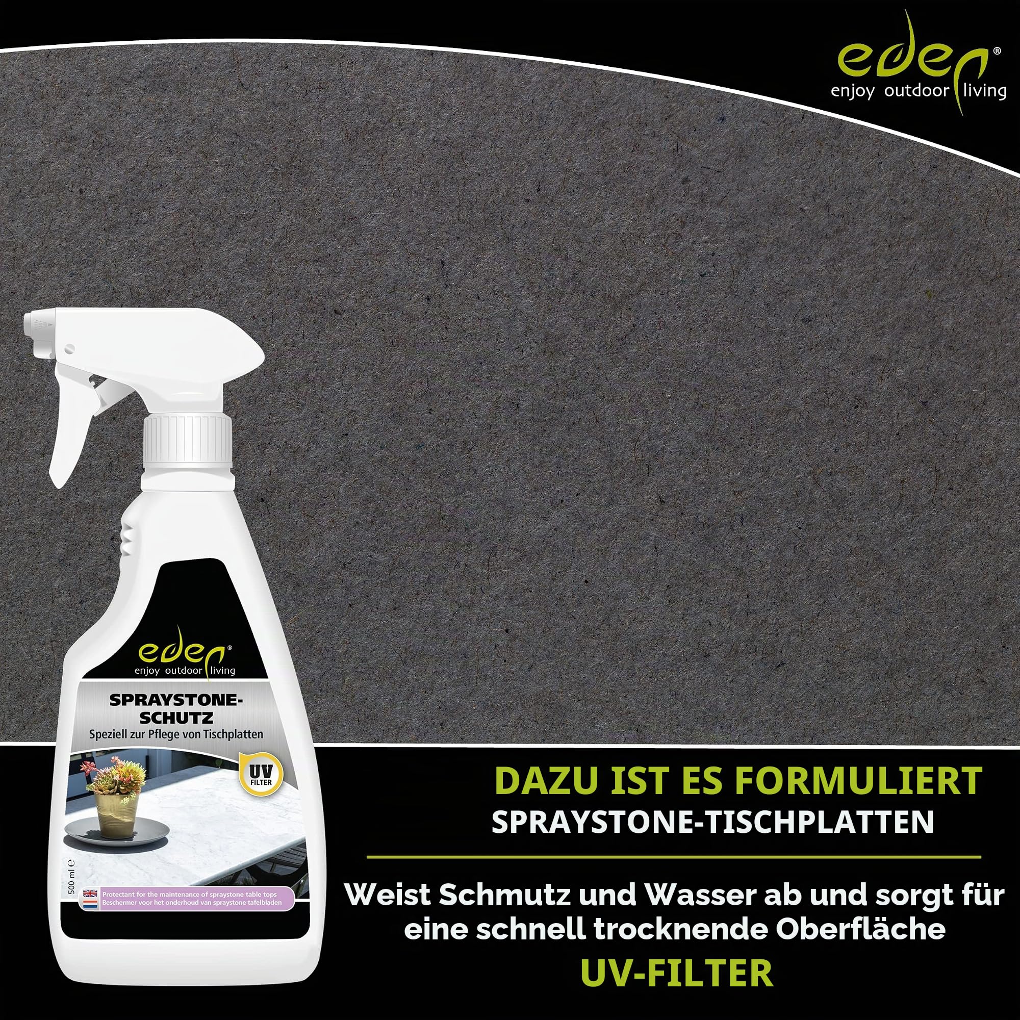 Eden Pflegekit für Spraystone-Tischplatten