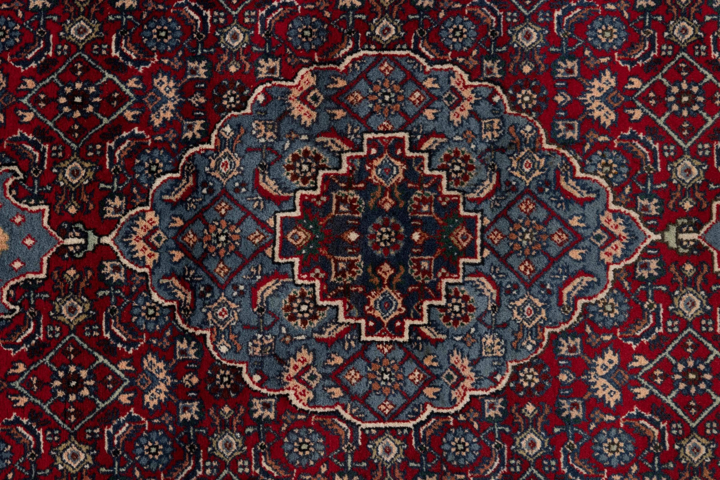 Indo Bidżar 118x200 Ręcznie tkane Dywan orientalny Dywan Wełna Indie