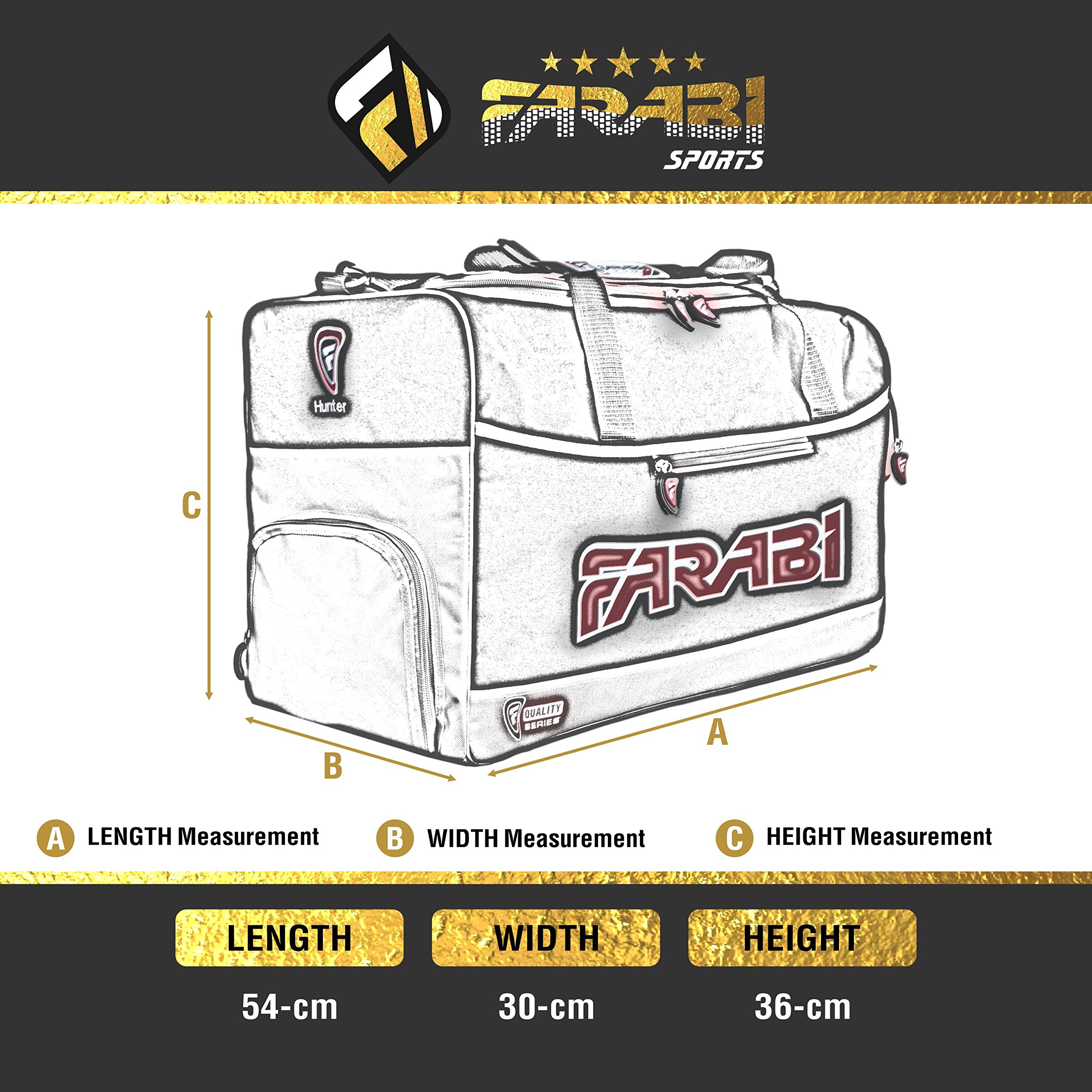 Farabi Sports Sporttasche Gym trainingstasche Fitness Training sporttaschen Trainingsgeräte Sport Tasche