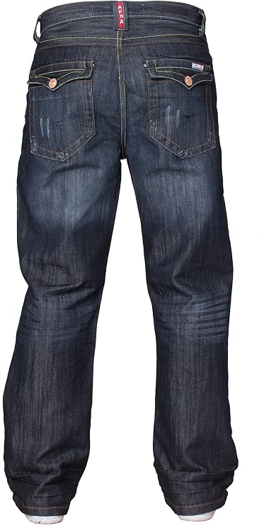 APT Men's Blue Bootcut Flared Work Casual Jeans Size 30-34