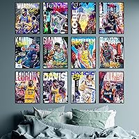 Vista 3 de BigWig Prints Pósteres de baloncesto - Pósteres de la NBA, decoración de sala de baloncesto, decoración de habitación de la NBA, Steph Curry, arte