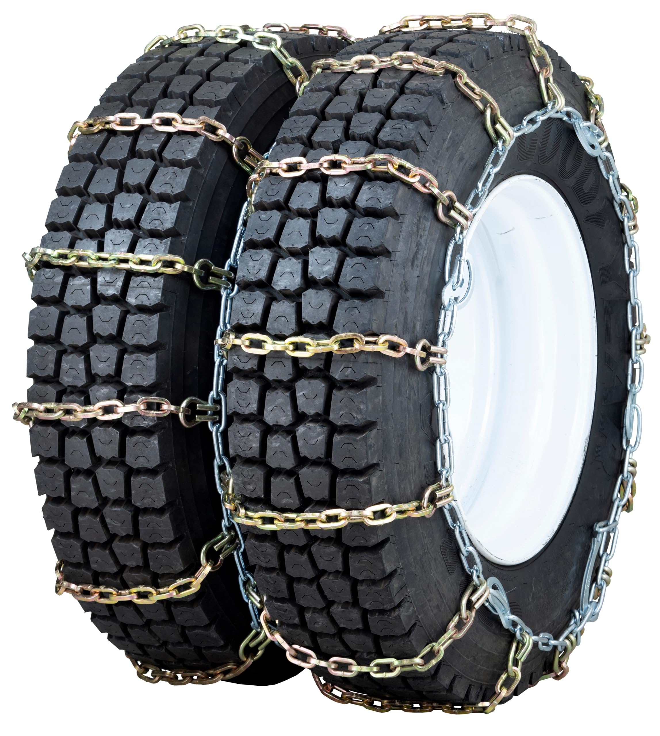 Quality Chain Commercial Truck Heavy Duty Square Link Alloy Cam-Style Tire Chains – Dual Triple (4150HDQC)