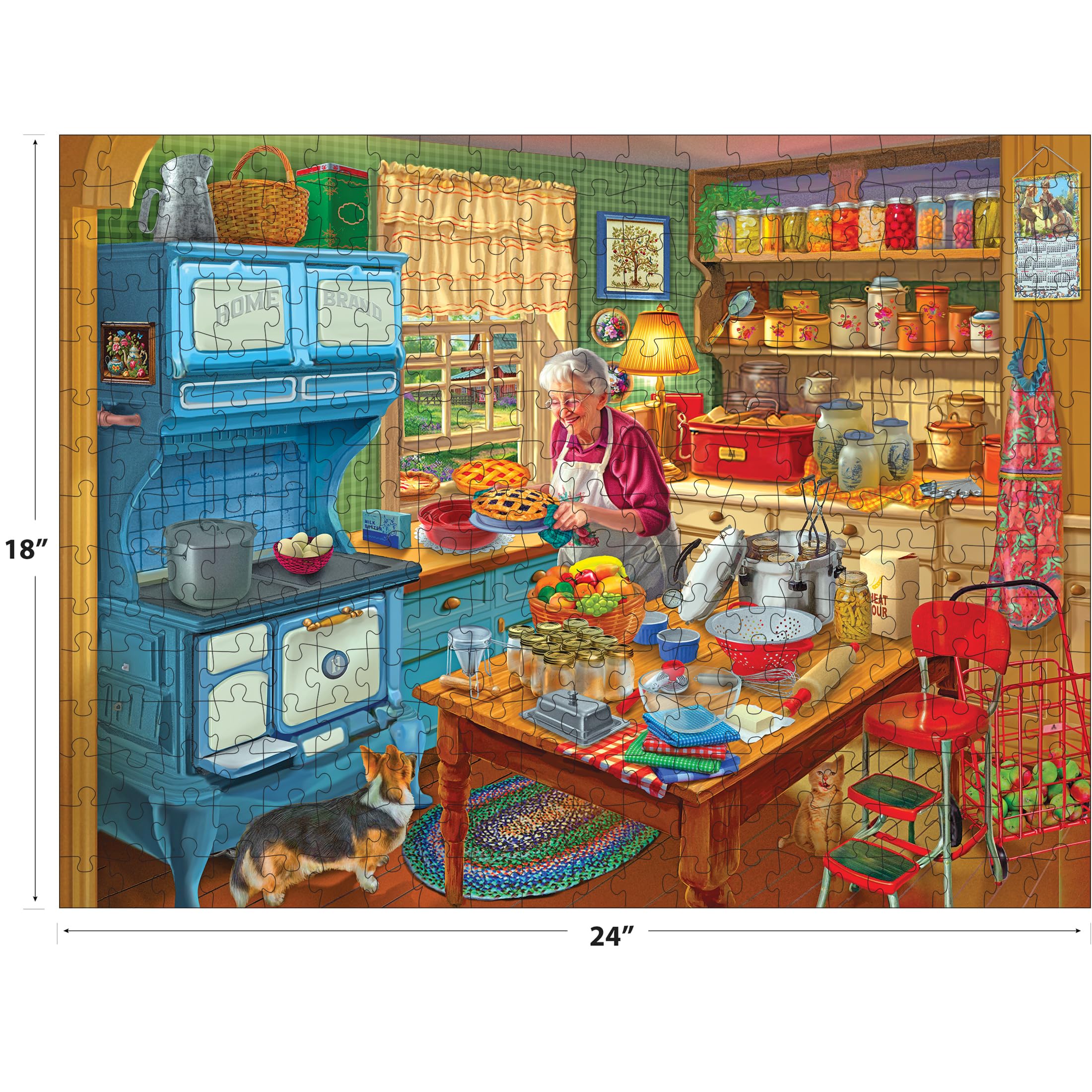 くりページ Amazon.com: RoseArt - Kodak Premium - Grandma's Kitchen- 350 Piece