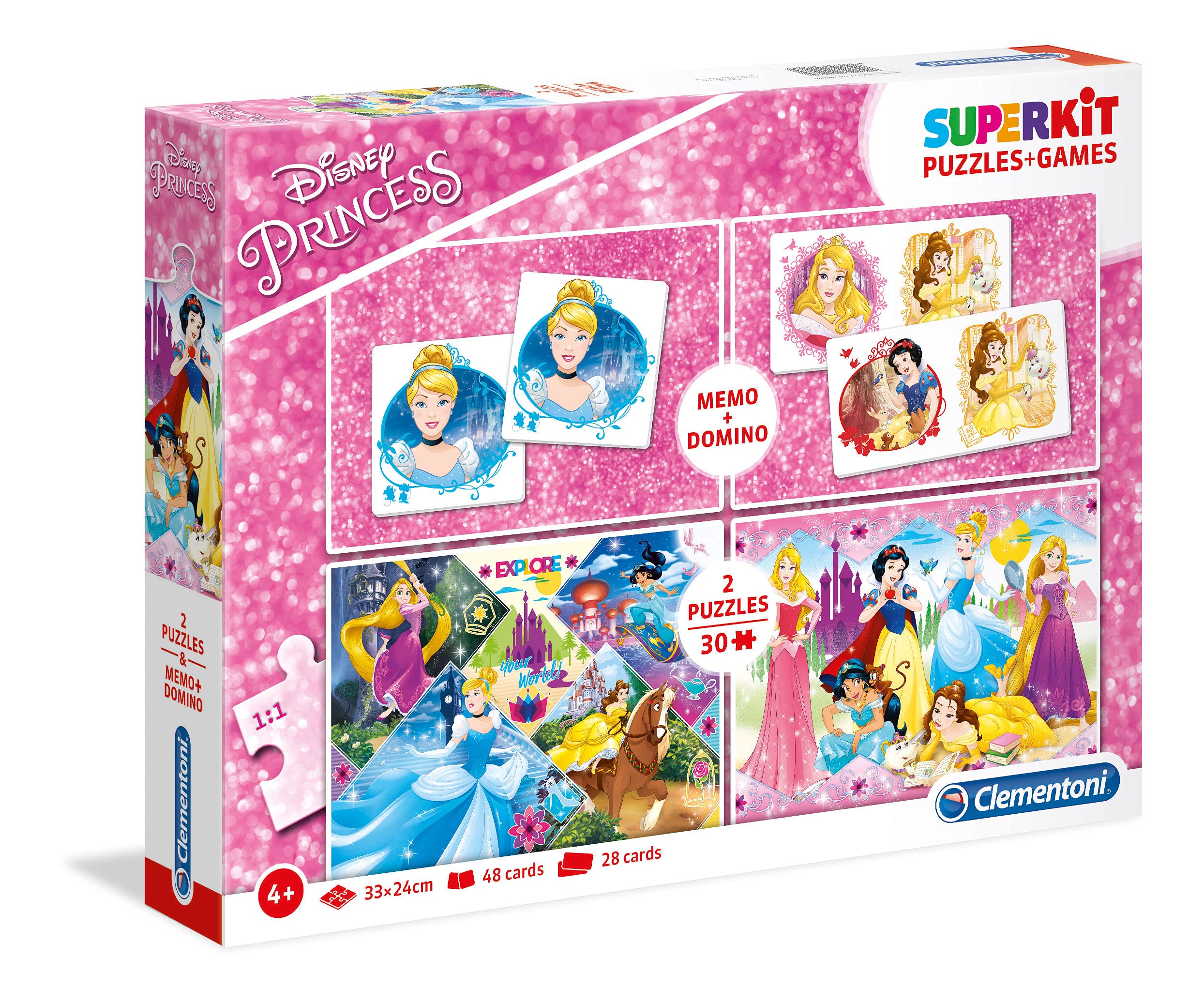 Clementoni Superkit Principessa - Set Creativo Per Bambine, Multicolore, Modello 20208 - 2