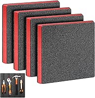 Vista 11 de Outus 4 almohadillas de espuma de poliuretano cortables para manualidades, insertos de espuma para estuches, relleno de embalaje, cámara, caja