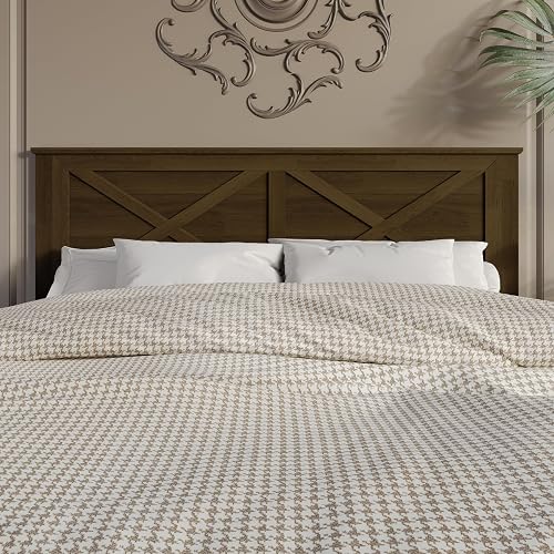 HOME DESIGN Raleigh King Wood Headboard