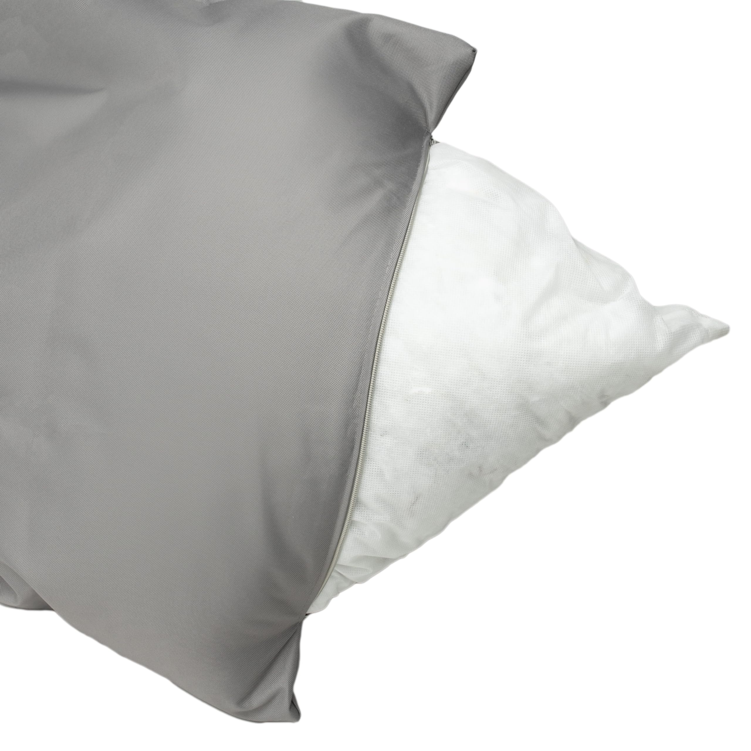 Coussin pour banc - Coussin de siège extérieur pour banc de jardin en polyrattan - Coussin pour banc de jardin pour balancelle en rotin, Banc de jardin en rotin (Gris clair, Coussin