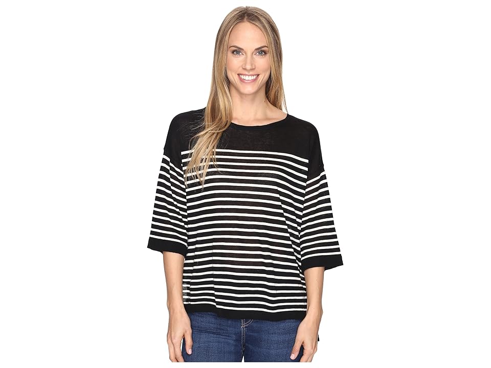 

NYDJ Serra Sweater (Black/Natural) Women's Sweater