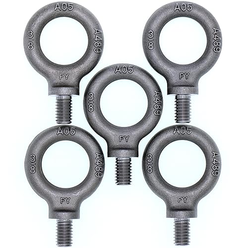 Miniatura 53 de 3 pernos de ojo de hombro de elevación de 7/16"-14 x 1-3/8" Autocolorido