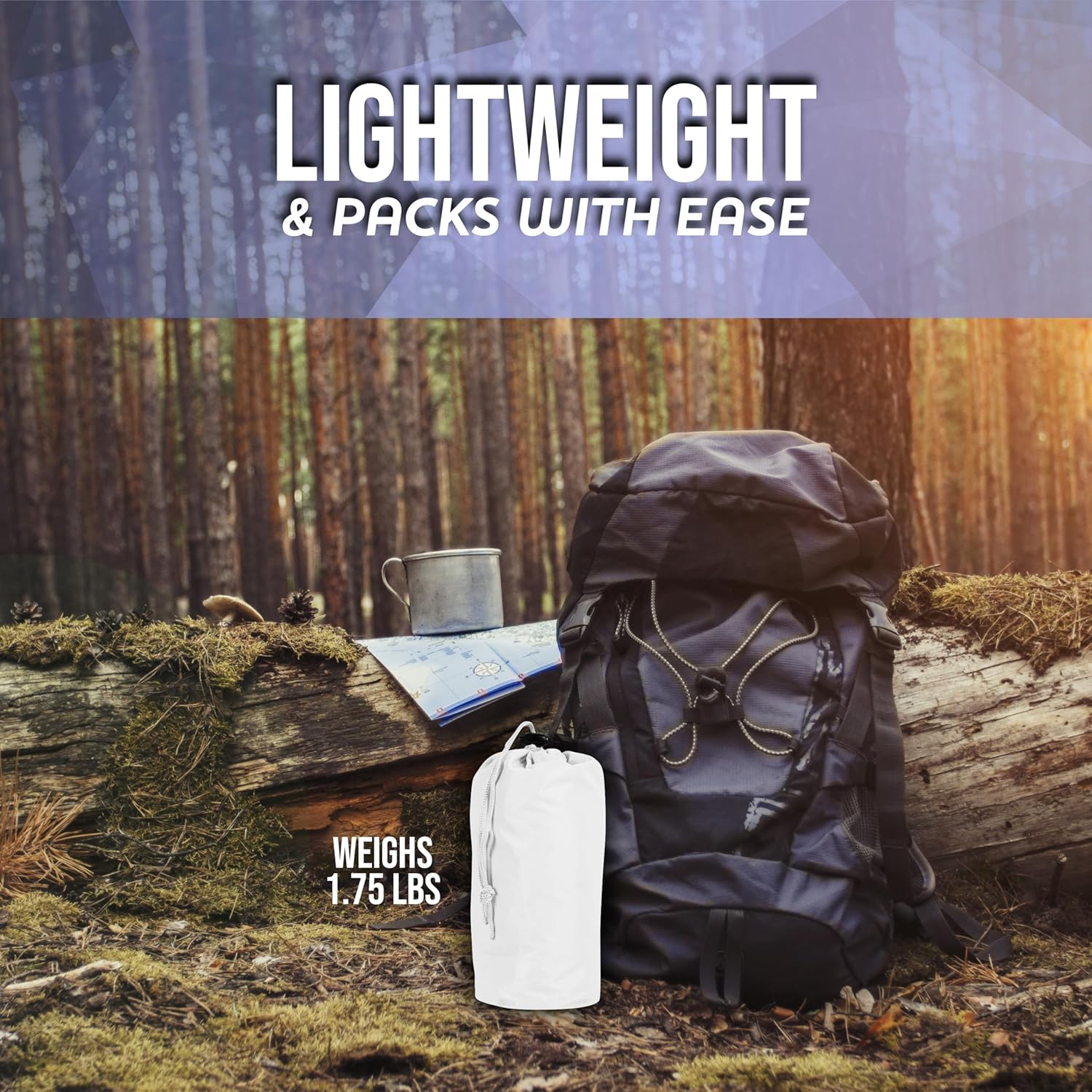 Heavy Duty Rain Poncho for Backpacking, Waterproof Lightweight for Adults, Military, Emergency, Camping, Men, Women