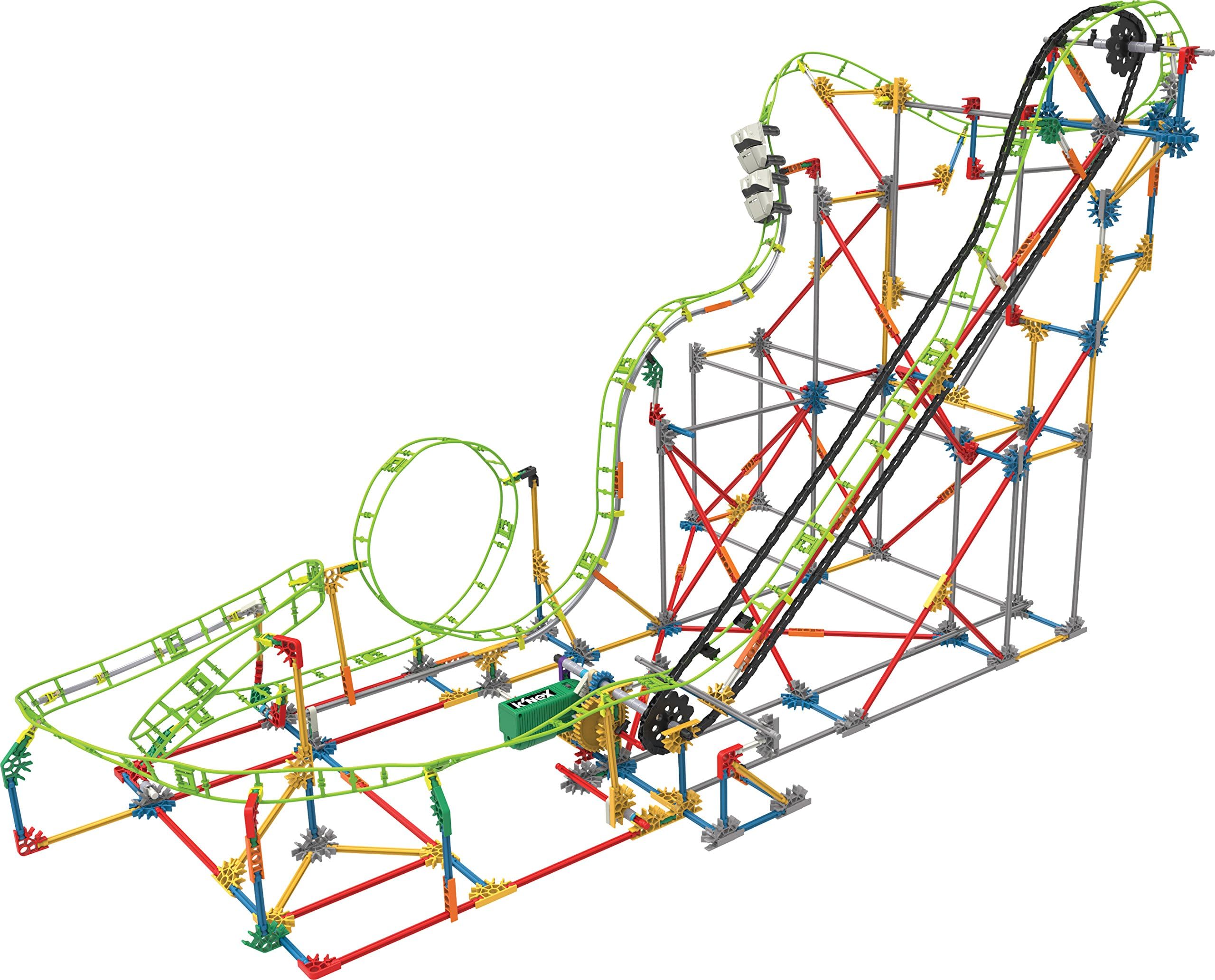 K’NEX Thrill Rides – Double Doom Roller Coaster Building Set – 891 Pieces – Ages 9+ Engineering Educational Toy