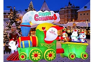 Giant Christmas Train Inflatable