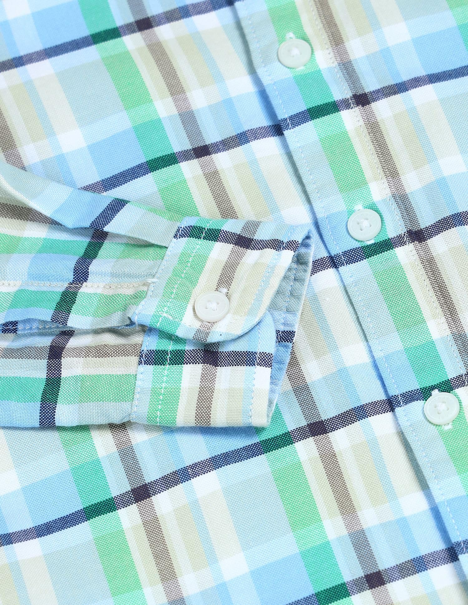 U.S. POLO ASSN. Boy's Regular Shirt (UKSHTON0176_LT. Blue - Image 7 thumbnail