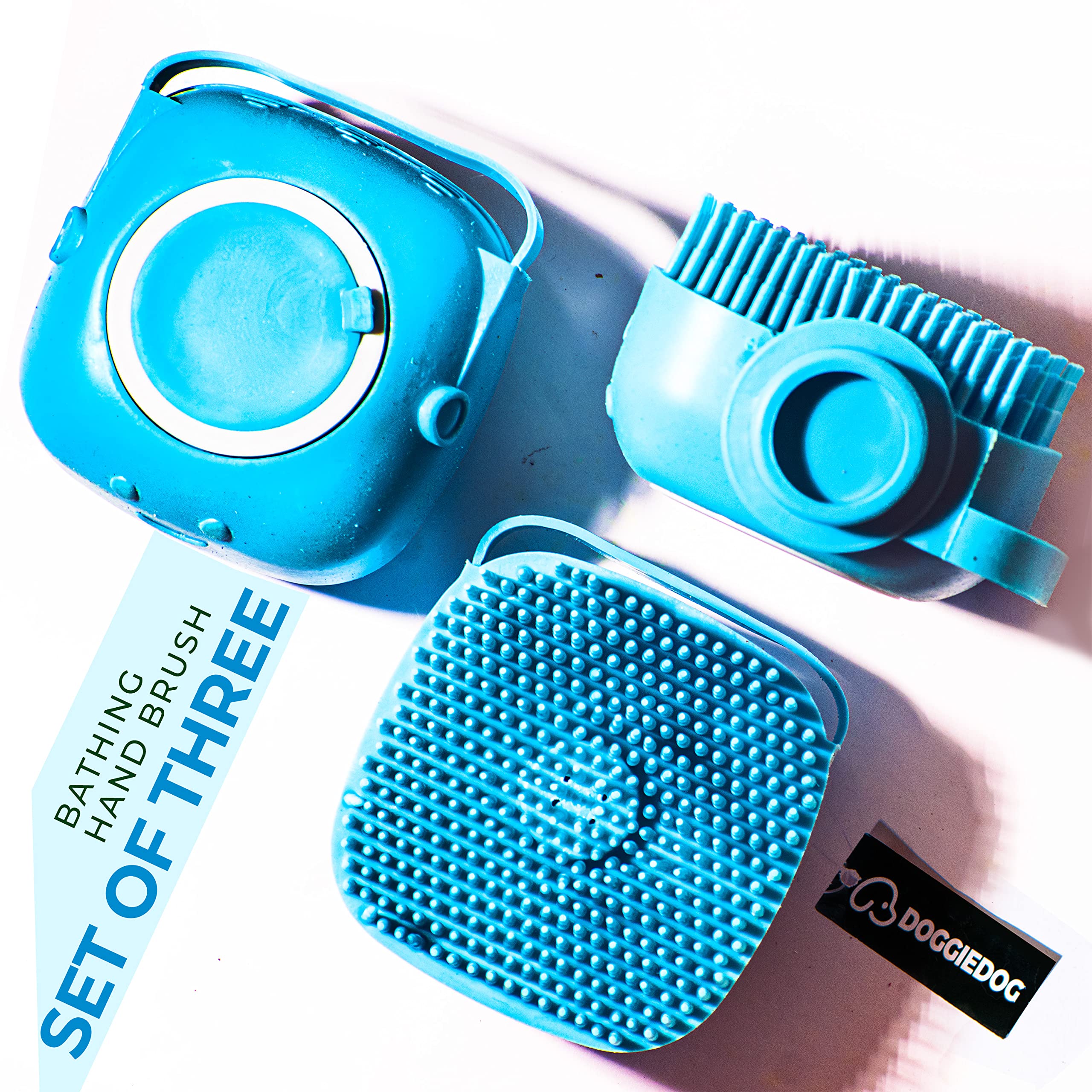DOGGIE DOG Bathing Brush with shampoo HoleSet 3 Combo (B0BWYHJLBB) Amazon Price History, Amazon Price Tracker