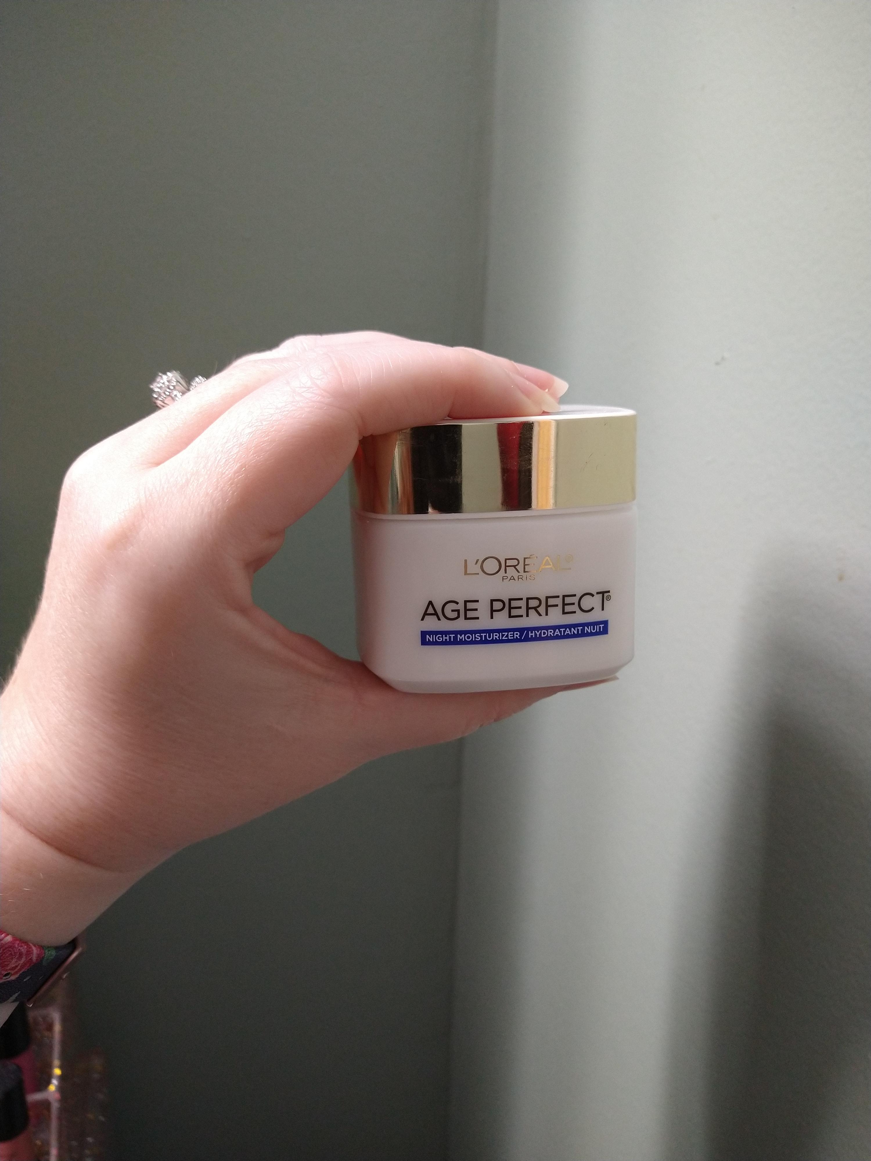 L'Oreal Paris Skin Care Age Perfect Night Cream, Anti-Aging Face Moisturizer With Soy Seed Proteins, 2.5 Oz