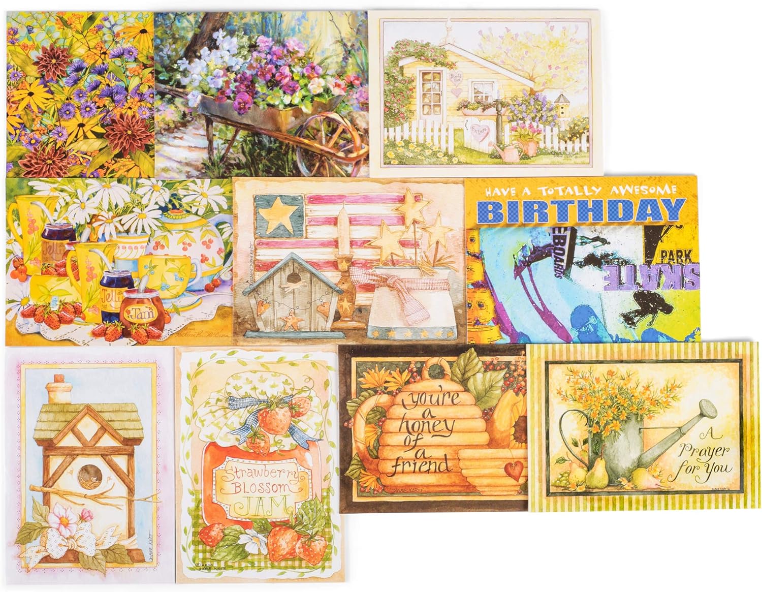 Boxed Greeting Cards - All Occasion Cards Value Pack - Set of 48