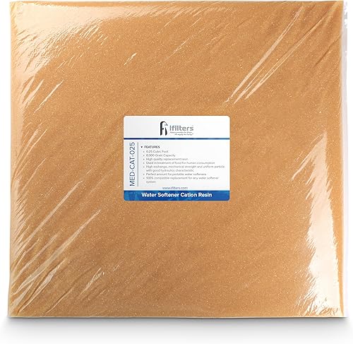 Catión de calidad de intercambio iónico 100% de reemplazo de medios de resina de ablandador de agua