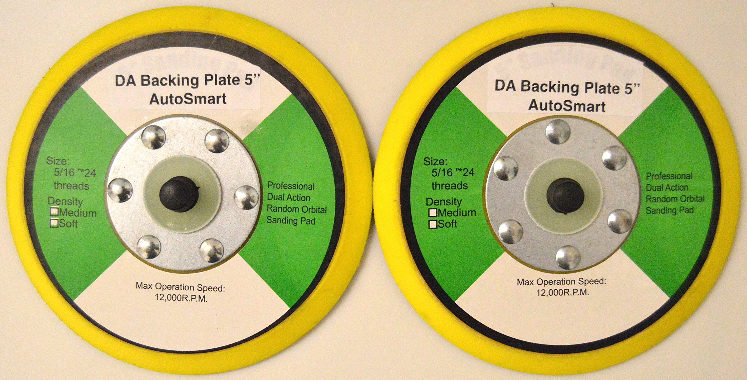 Autosmart DA Backing Plate 5" Combo Pack