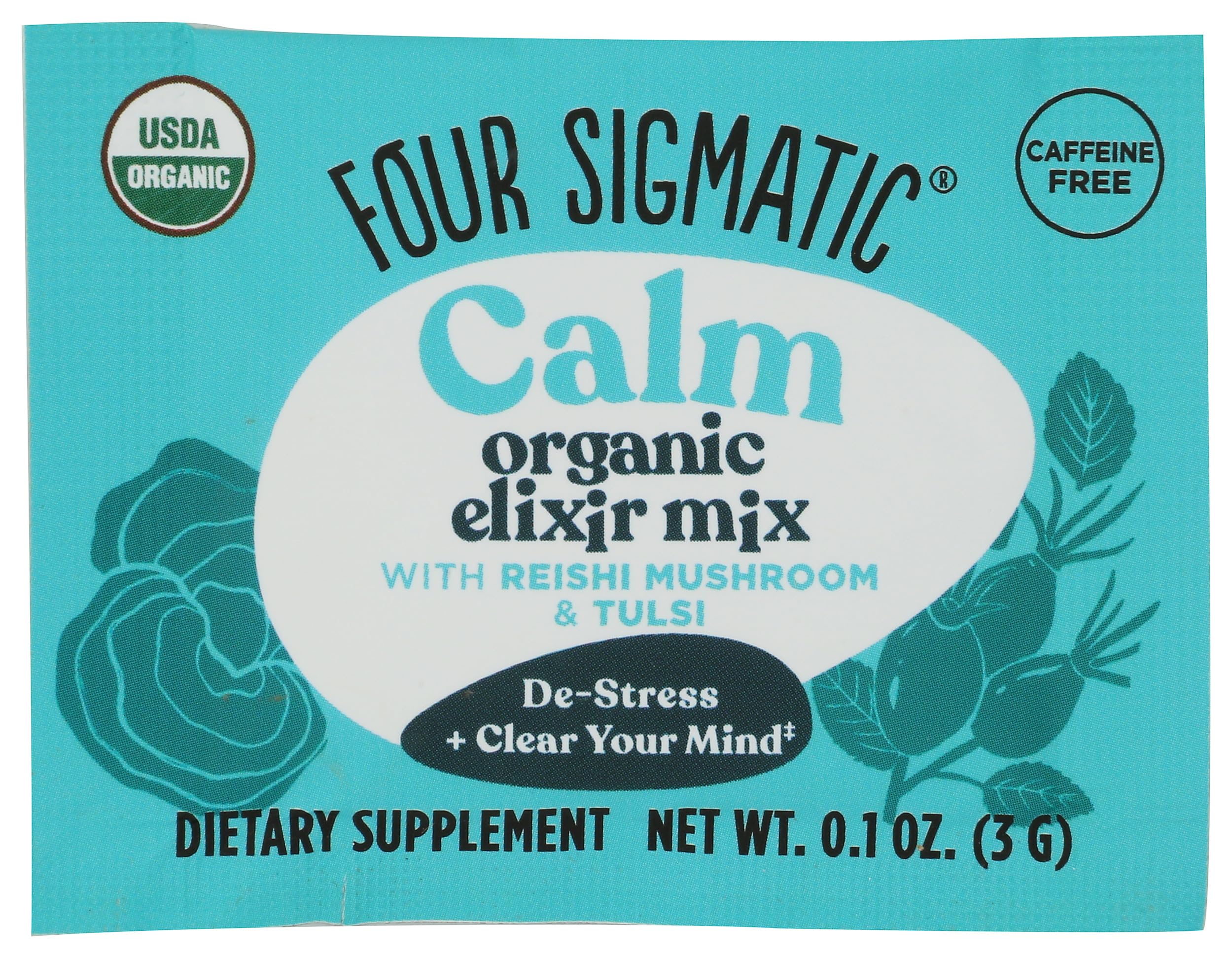 FOUR SIGMATIC Organic Reishi Elixir Mix, 0.1 OZ
