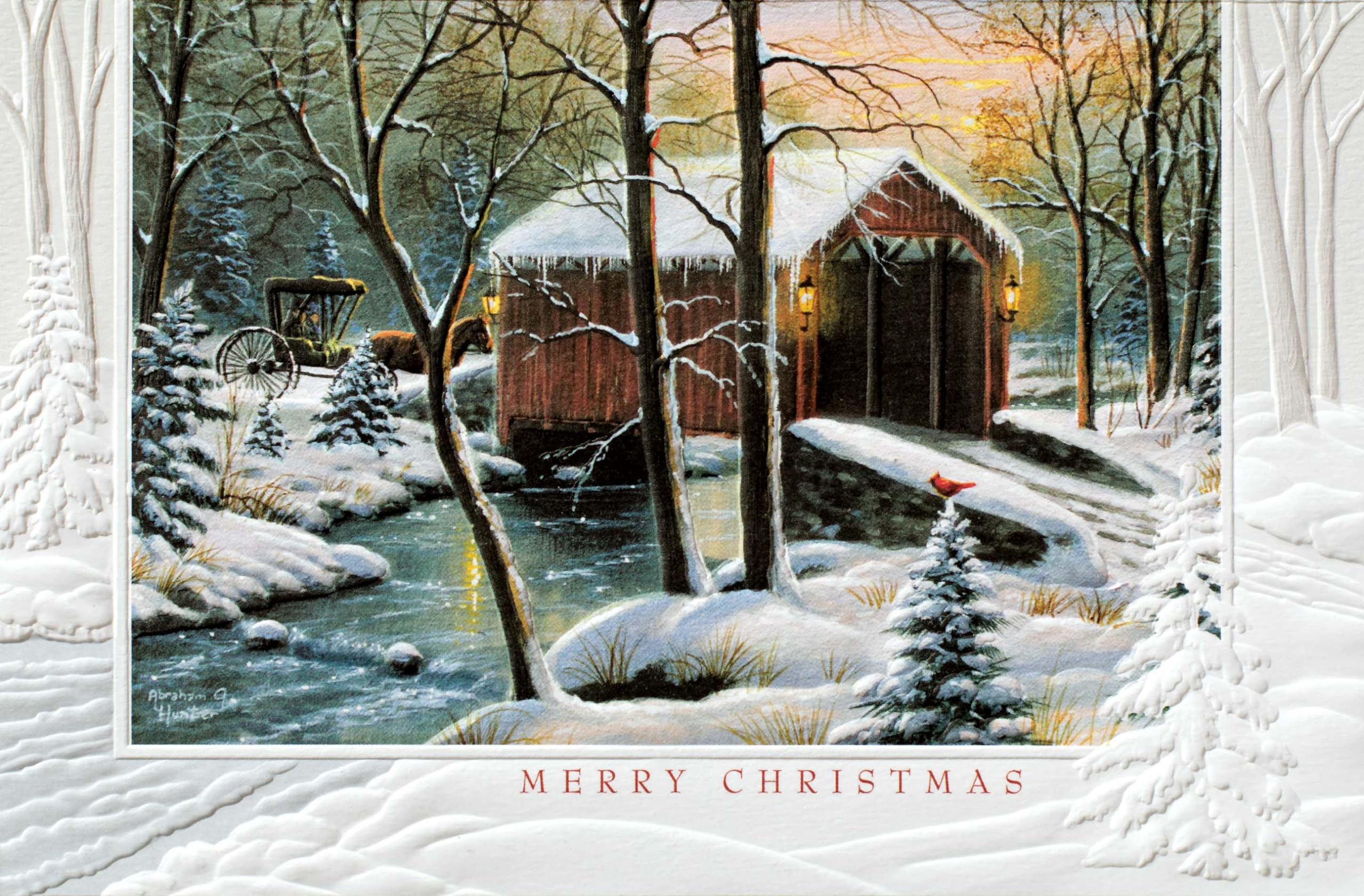 The Napa Press Premium Christmas Cards - 20 Pack - Traditional - Want It All - View #9