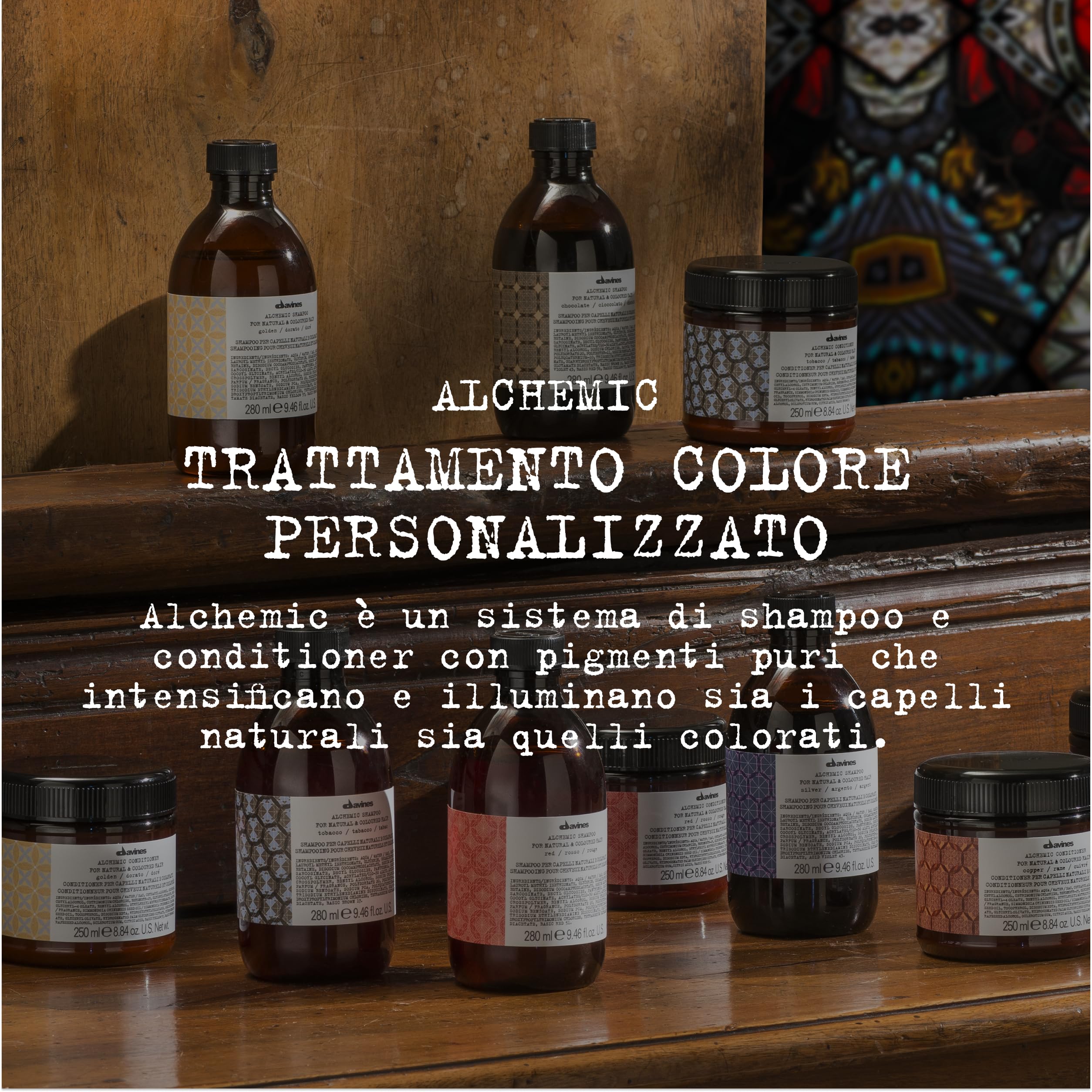 Davines ALCHEMIC Conditioner Golden - Crema condizionante colorata - 250 ml