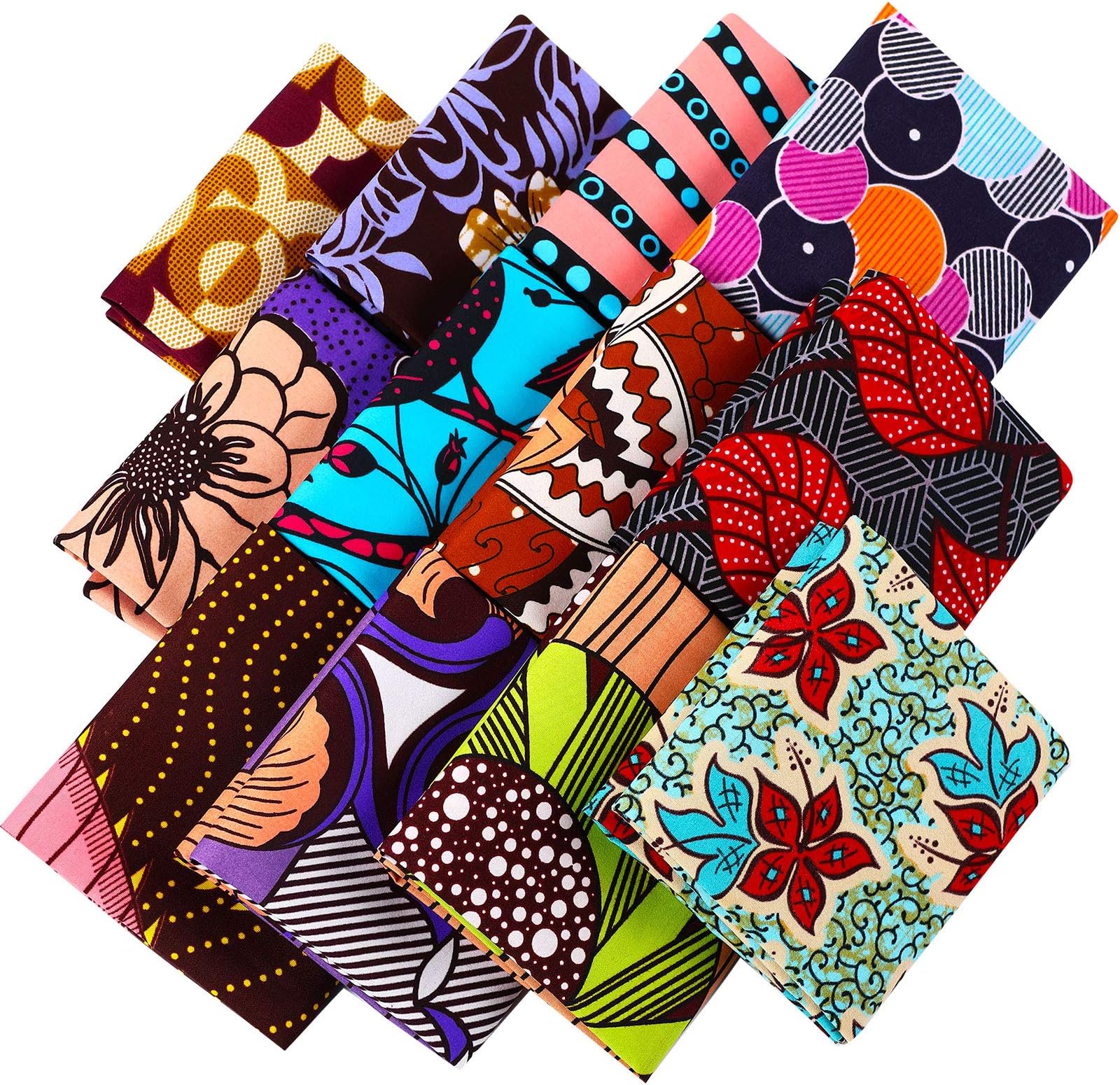 African Print Fabric Fat Quarters