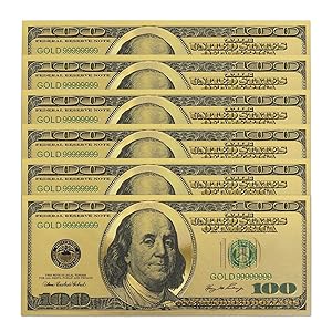Gold Dollar Bill - $100 Collectible Banknotes for 