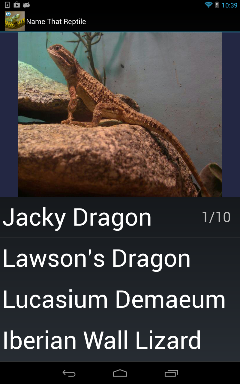 Reptile Species Trivia QuizAmazon.inAppstore for Android