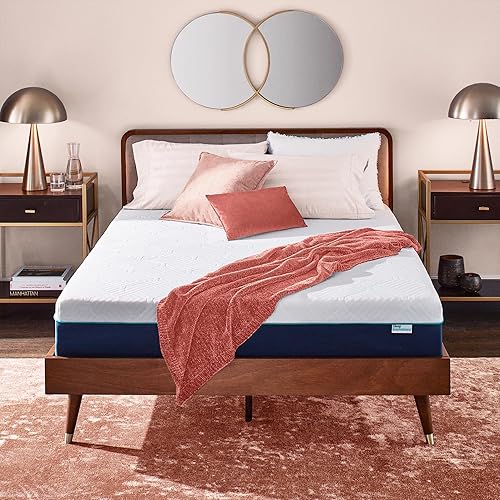 Sleep Innovations Hudson Hybrid - Colchón de espuma viscoelástica de gel refrescante de 12 pulgadas y resortes interiores con funda acolchada de disponible en Yaxa Colombia