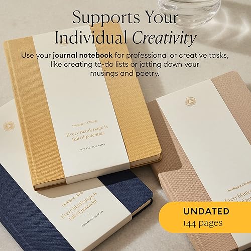 Miniatura 2 de Intelligent Change Cuaderno diario pequeño de alta calidad con citas, diario rayado, cuaderno de trabajo, diario A5 para escribir notas, listas de